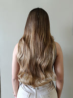 Base y Mechas Rubio Cenizo