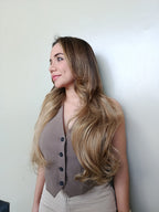 Base y Mechas Rubio Cenizo